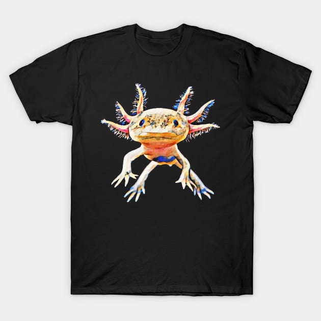 Axolotl T-Shirt by Nimmersatt